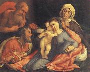 Lorenzo Lotto Madonna and Child with Saints oil painting picture wholesale